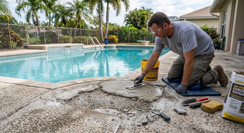 Concrete Patio Repair in Des Moines, IA