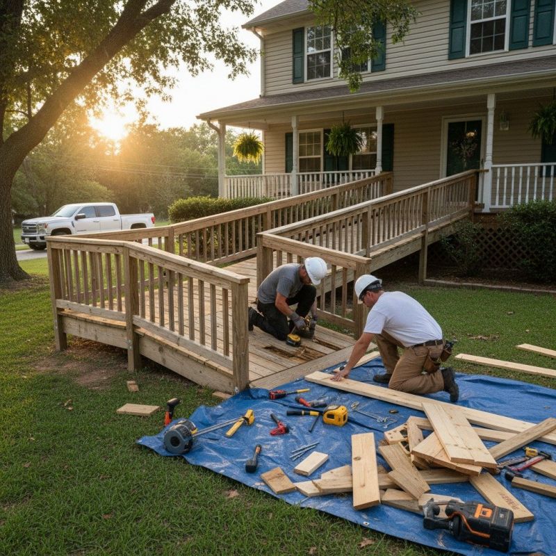 Local Concrete Ramp Repair pros at work
